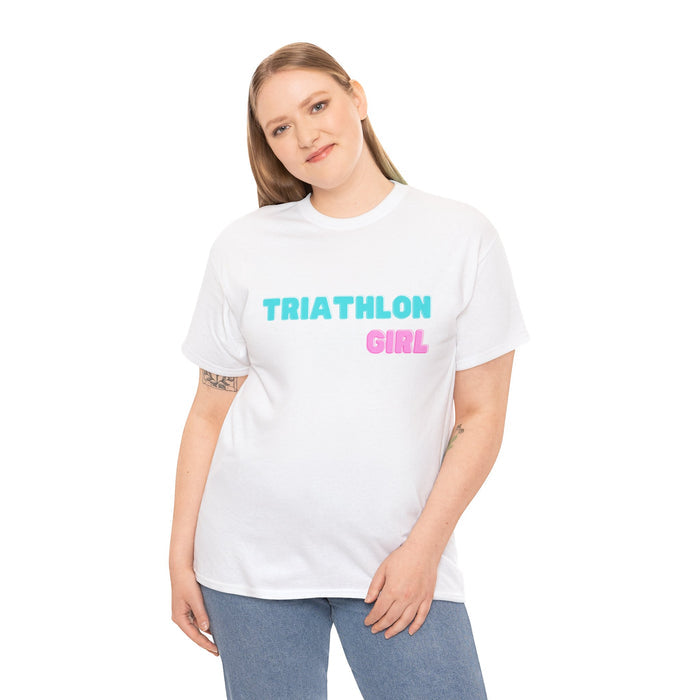 Unisex Triathlon Cotton T-Shirt - lifestyle view