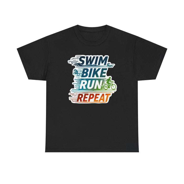 Unisex Triathlon Cotton Tee - T-Shirt - alternate view