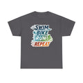 Unisex Triathlon Cotton Tee - T-Shirt - size chart