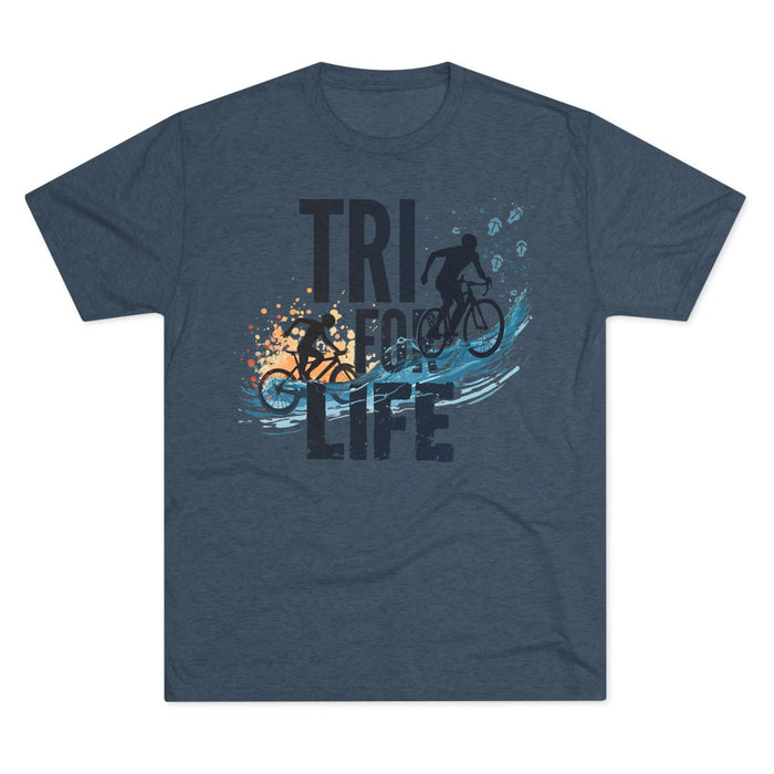 Unisex Triathlon Crew Tee - T-Shirt - lifestyle view