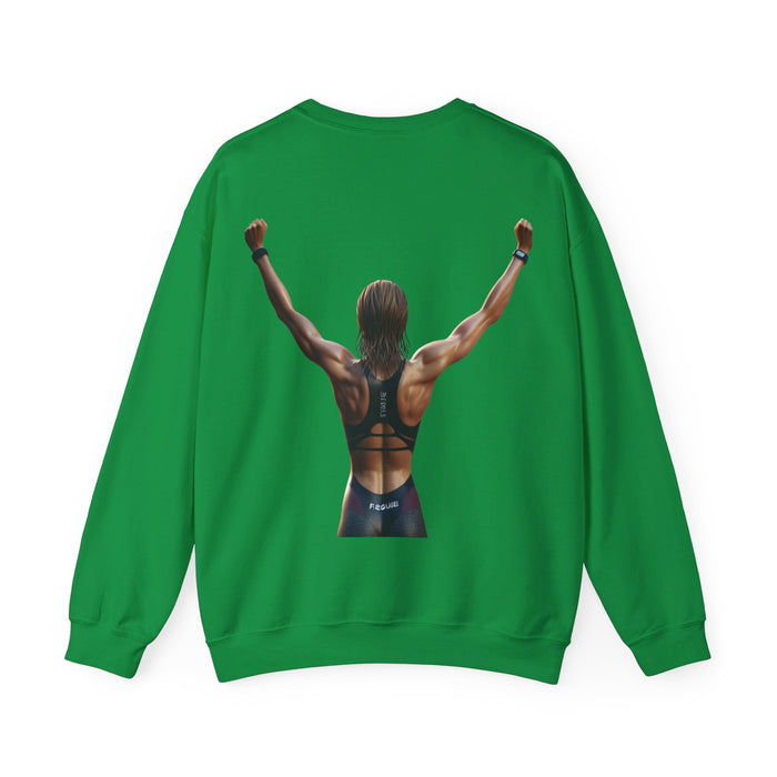 Unisex Triathlon Crewneck Sweatshirt - detail view