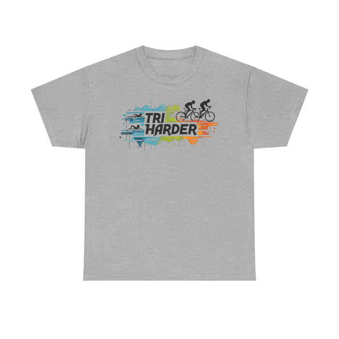 Unisex Triathlon Fitness Tee by Gildan - T-Shirt - detail view