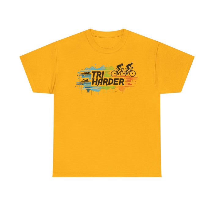 Unisex Triathlon Fitness Tee by Gildan - T-Shirt - lifestyle view