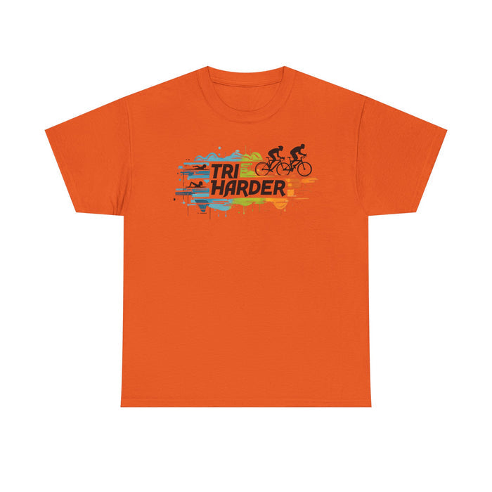 Unisex Triathlon Fitness Tee by Gildan - T-Shirt - size chart