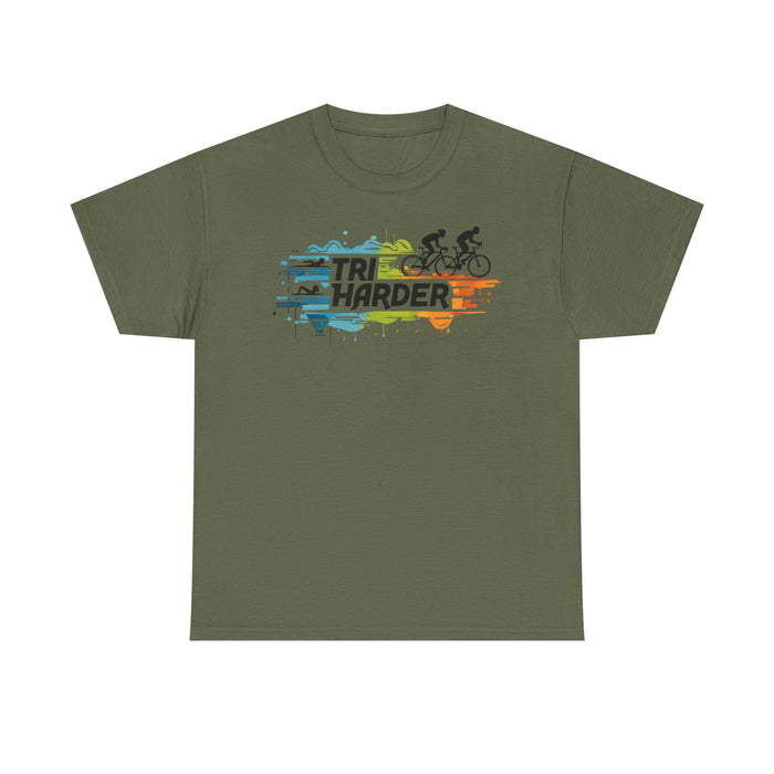 Unisex Triathlon Fitness Tee by Gildan - T-Shirt - size chart