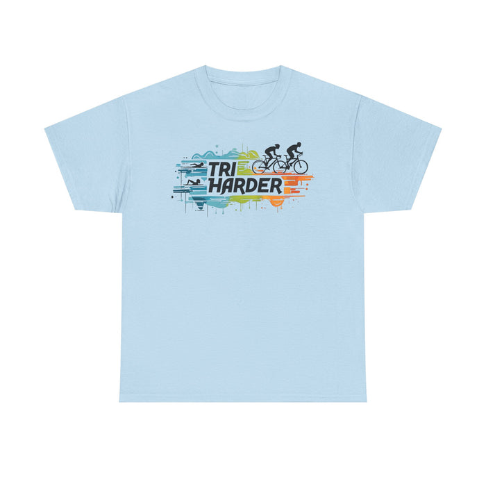Unisex Triathlon Fitness Tee by Gildan - T-Shirt - size chart