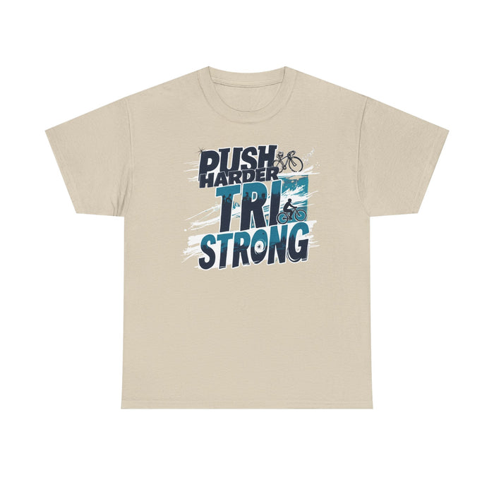 Unisex Triathlon Motivational T-Shirt - detail view