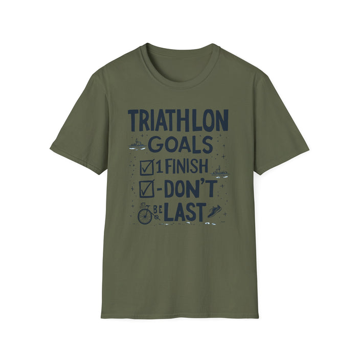 Unisex Triathlon Motivational T-Shirt - lifestyle view