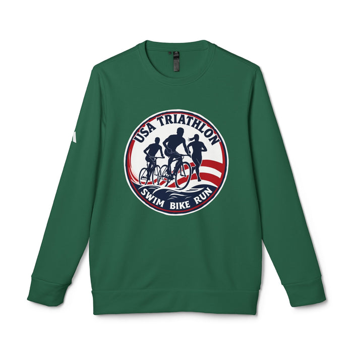 Unisex Triathlon Sweatshirt with USA Design - alternate view