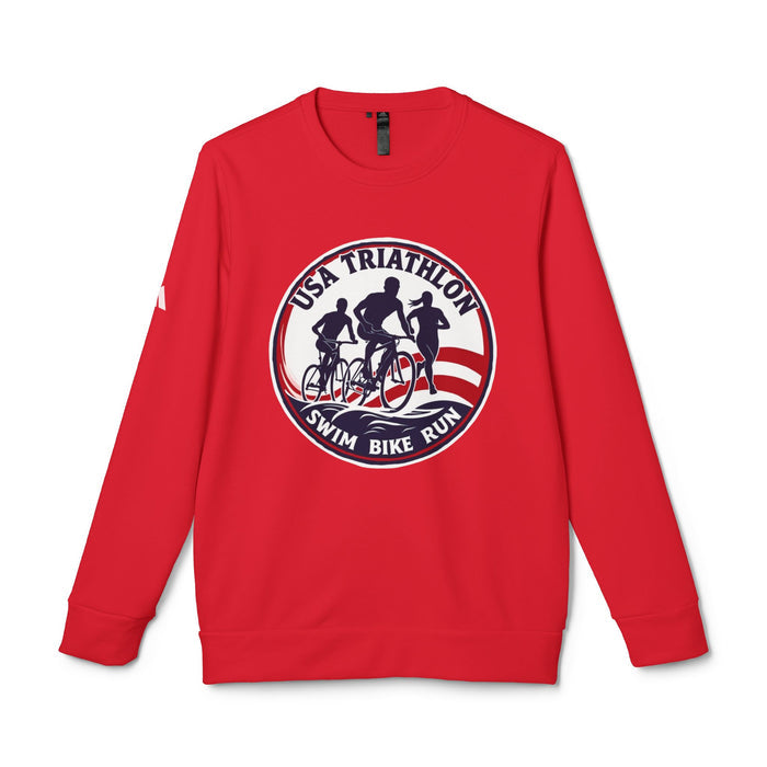 Unisex Triathlon Sweatshirt with USA Design - size chart