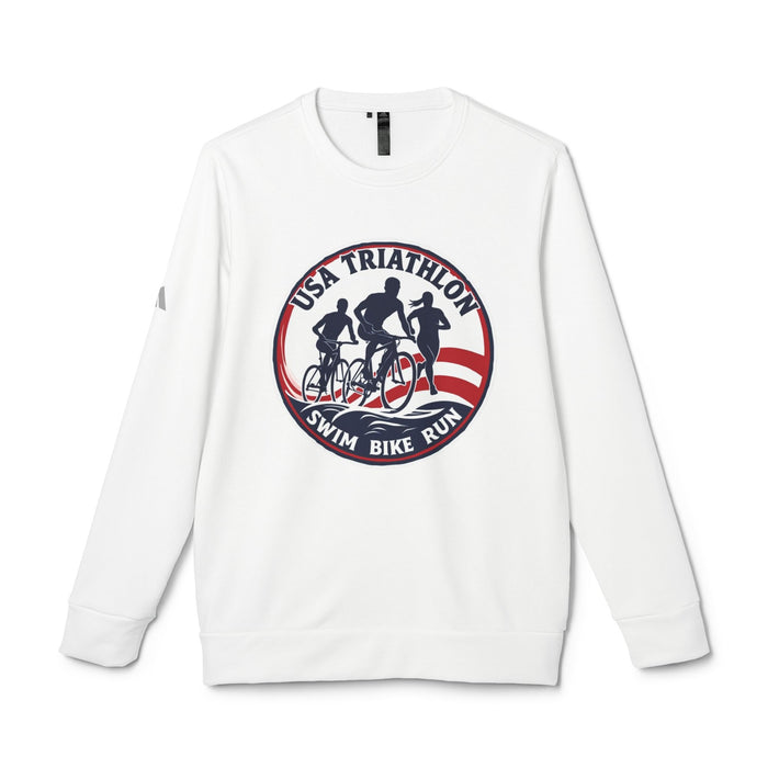 Unisex Triathlon Sweatshirt with USA Design - size chart