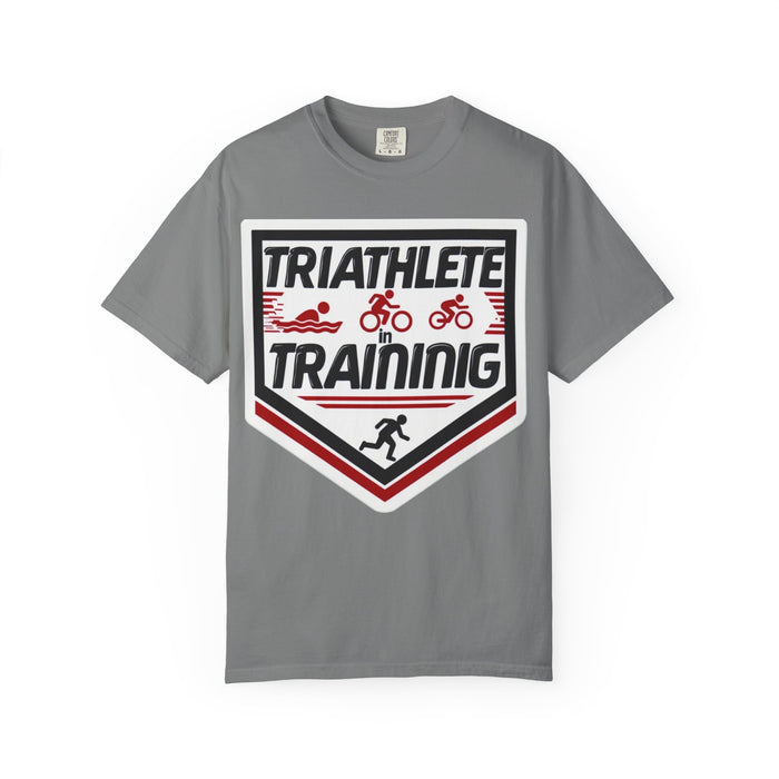 Unisex Triathlon Training T-Shirt 100% Cotton - detail view