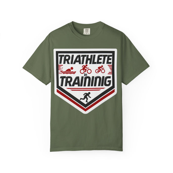 Unisex Triathlon Training T-Shirt 100% Cotton - lifestyle view