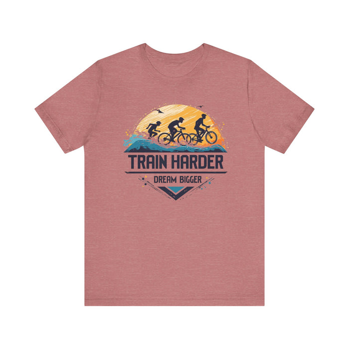 Unisex Triathlon Training Tee by Bella+Canvas - T-Shirt - lifestyle view