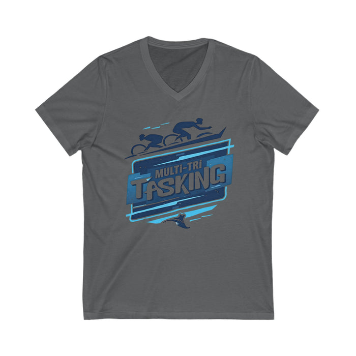 Unisex Triathlon V-Neck Tee - size chart