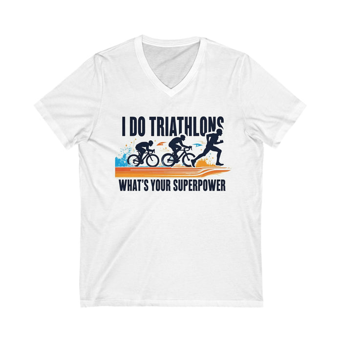 Unisex V-Neck Triathlon Training Tee