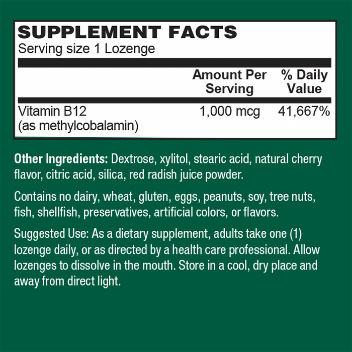 Vegan Methyl B-12