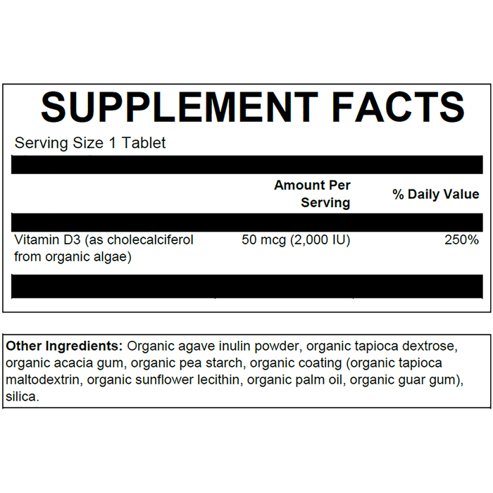 Vegan Organic Vitamin D3