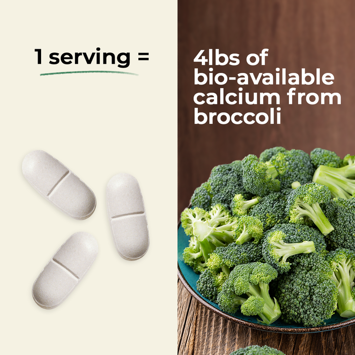Vegan Plant-Based Calcium - with Magnesium, D3, & K2