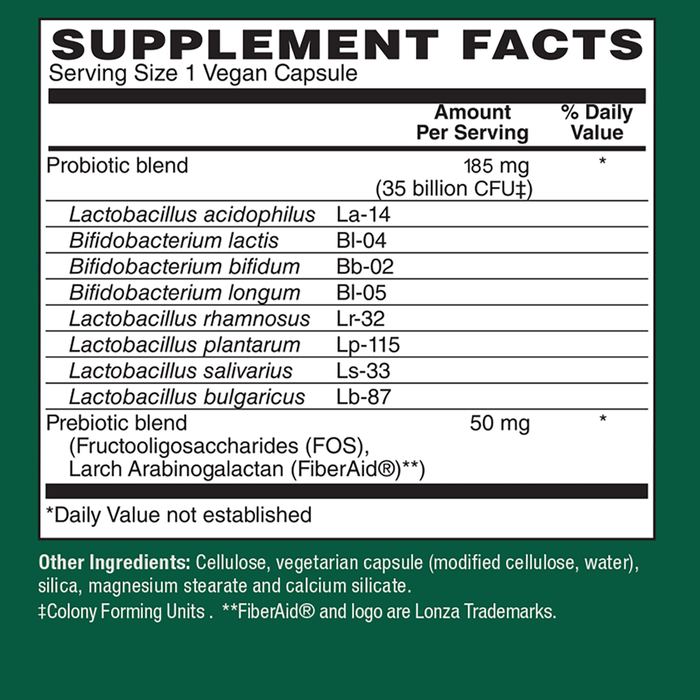 Vegan Probiotic - 35 Billion CFU, 8 Strains