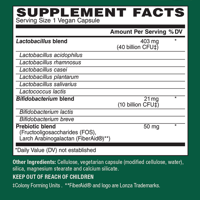 Vegan Women’s Probiotic 50 Billion CFU, 8 Strains