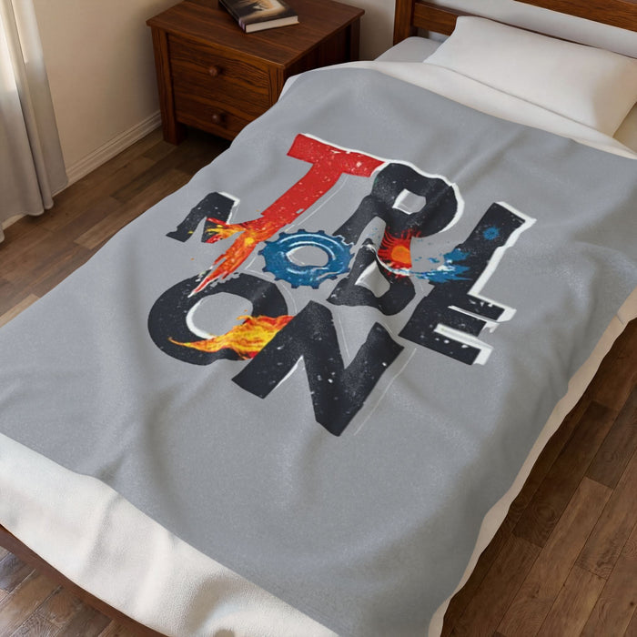 Velveteen Plush Blanket (50 x 60 in) - All Over Prints - detail view