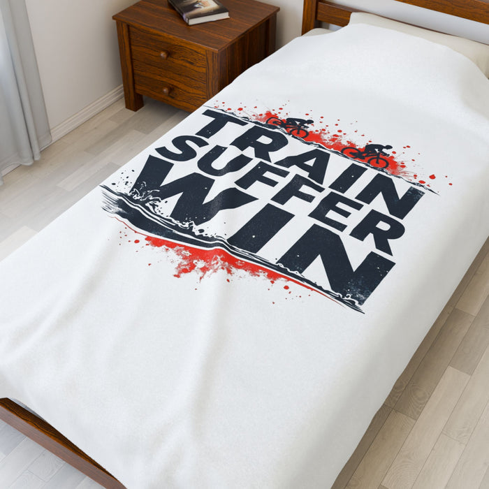 Velveteen Triathlon Cycling Recovery Blanket - All Over Prints - size chart