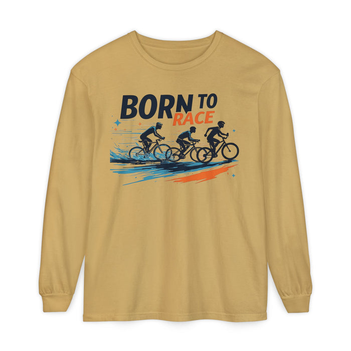 Vintage Cycling Long Sleeve Shirt - Long-sleeve - detail view