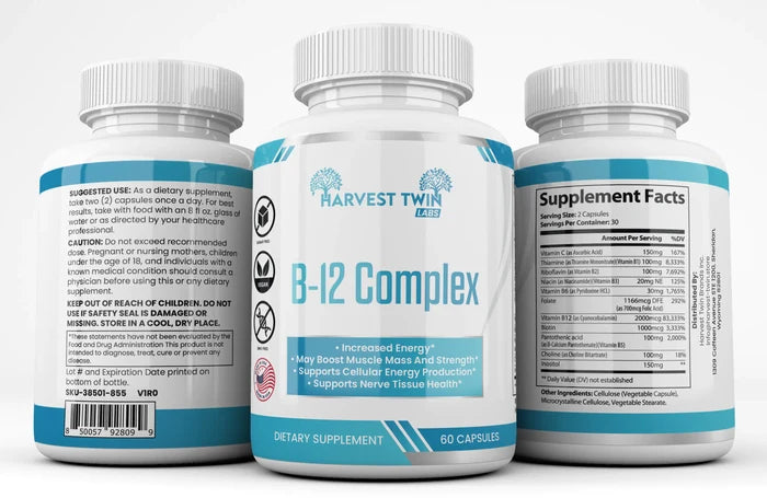 Vitamin B-12 Complex for Triathlon Energy & Performance - Health - detail view