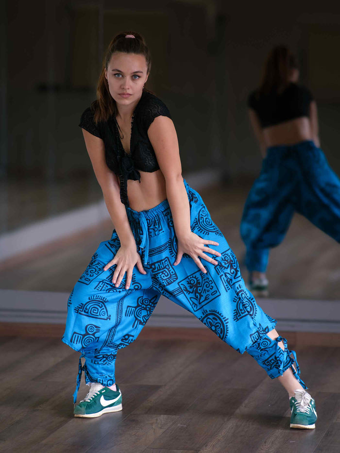 Women's Arabian Afghani Harem Boho Pants For Dance Travel Yoga image 2