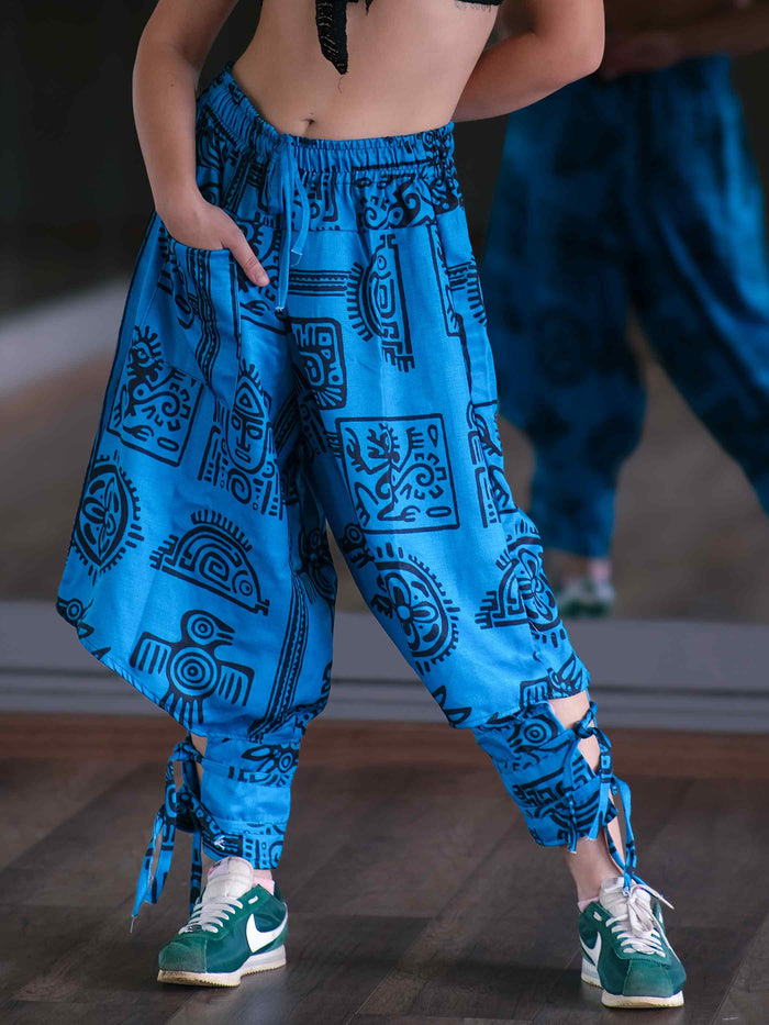 Women's Arabian Afghani Harem Boho Pants For Dance Travel Yoga image 5