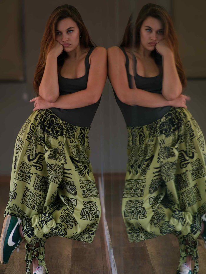 Women's Arabic Boho Harem Balloon Pants For Dance Yoga Travel