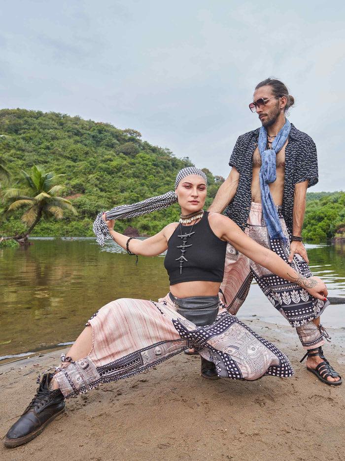 Buy Women's Artistic Tribal Harem Pants for Travel Dance Yoga