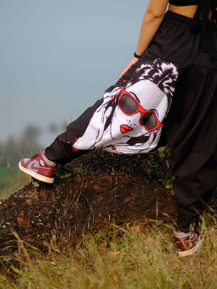 Women's Bold Chic Travel Genie Pants Bohemian Hippy Harem Pants For Dance Yoga image 8