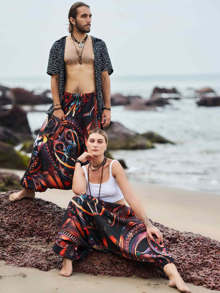 Buy Women's Cinematic Genie Alibaba Boho Harem Pants For Dance