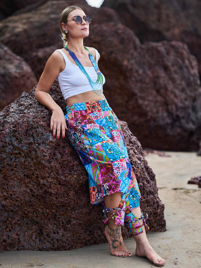 Buy Women's Floral Mandala Afghani Bohemian Harem Pants For Dance Travel Yoga