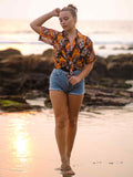 Women's Inferno Rider Printed Travel Shirt