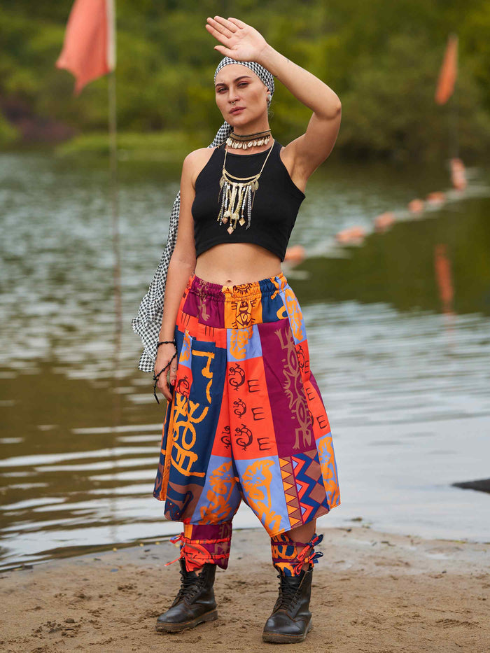 Buy Women's Japanese inspired Bohemian Hippy Harem Pants For Dance Travel Yoga