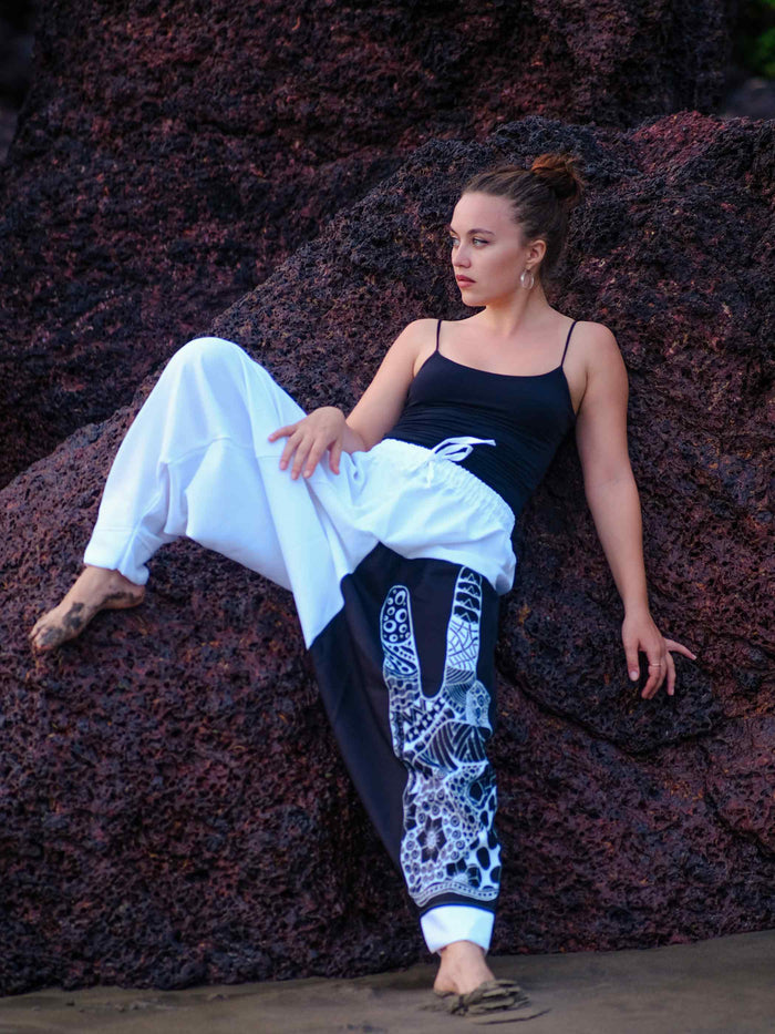Women's Ninja Boho Alibaba Balloon Hippy Harem Pants For Travel Yoga Dance image 1