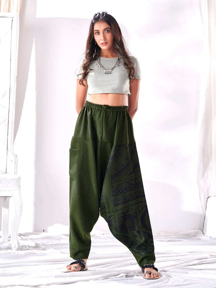 Buy Women’s  Oversized Street Wear Hippy Harem Pants Unisex Yoga Dance Track Pant