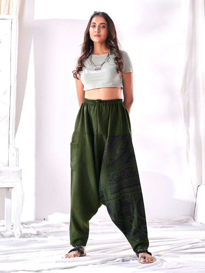 Buy Women’s  Oversized Street Wear Hippy Harem Pants Unisex Yoga Dance Track Pant