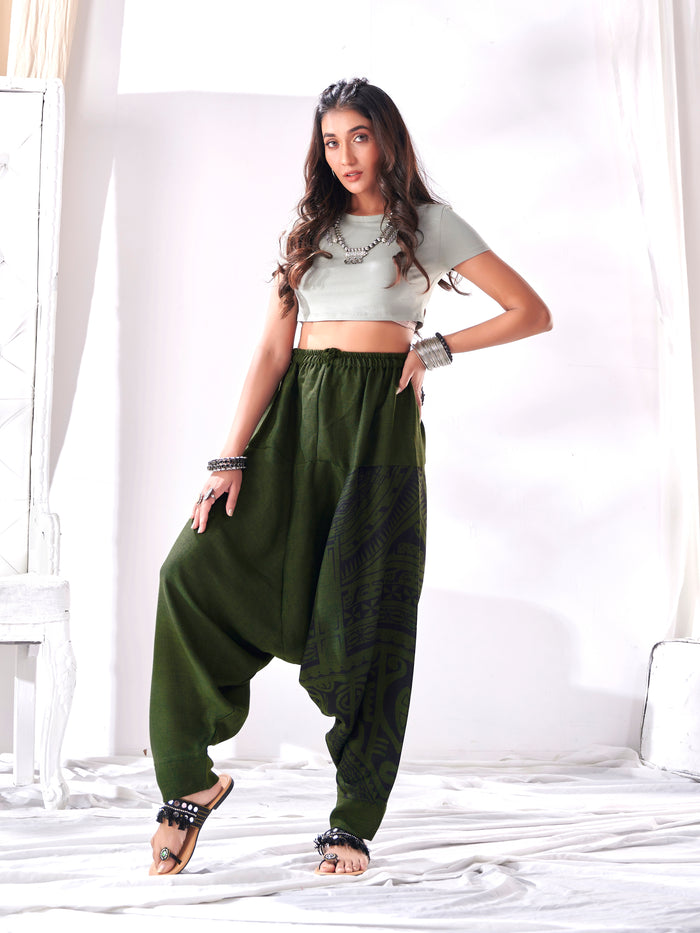 Buy Women’s  Oversized Street Wear Hippy Harem Pants Unisex Yoga Dance Track Pant