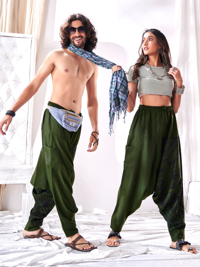 Buy Women’s  Oversized Street Wear Hippy Harem Pants Unisex Yoga Dance Track Pant