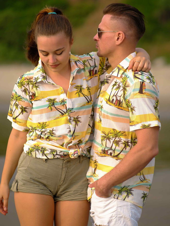Women's Seaside Bliss Coastal Net Travel Shirt