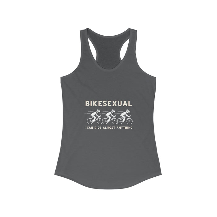 Women's Slim Fit Racerback Tank Top for Triathlon - detail view