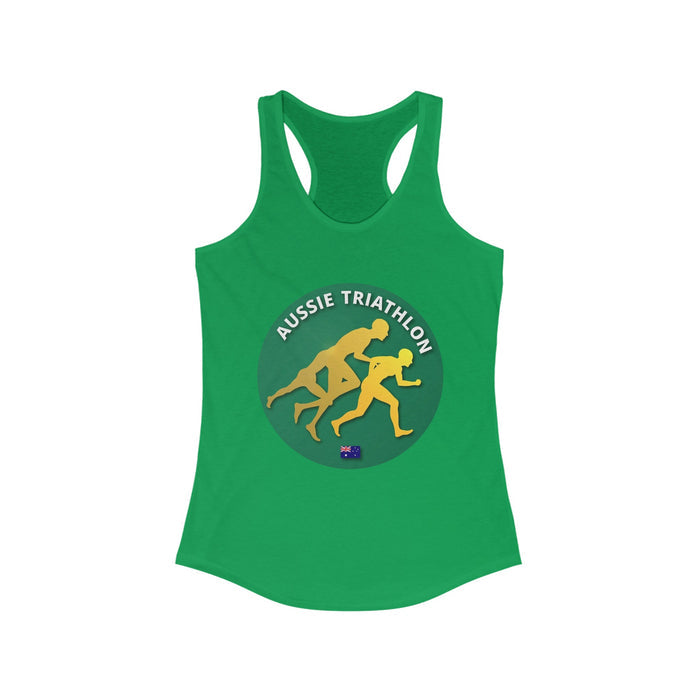 Women's Slim Fit Triathlon Tank Top with Racerback - size chart