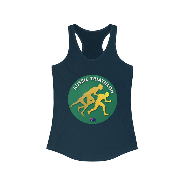 Women's Slim Fit Triathlon Tank Top with Racerback - size chart