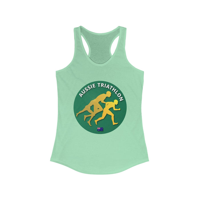 Women's Slim Fit Triathlon Tank Top with Racerback - size chart