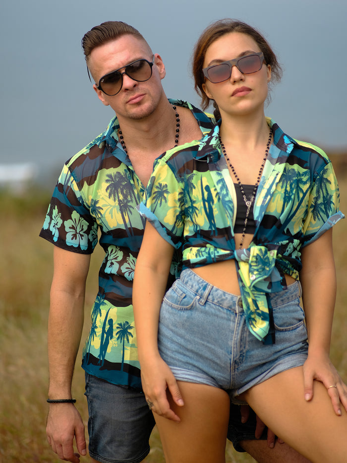 Women's Sunset Serenity Beach Travel Shirt