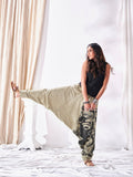 Women's Unique Khaki Hippie Boho Harem Pant For Yoga Dance Travel Track Pant image 1